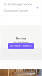 Mobile Screenshot of ev-kirche-garath.de